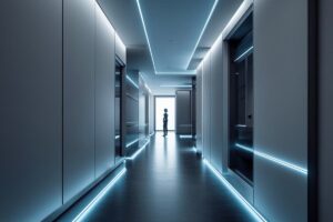 Кинетичен интериор и архитектурна игра: Led ленти като средство за преобразяване